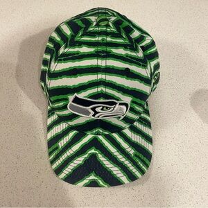 Seattle Seahawks Hat Cap Strap Green Blue New Era Zubaz